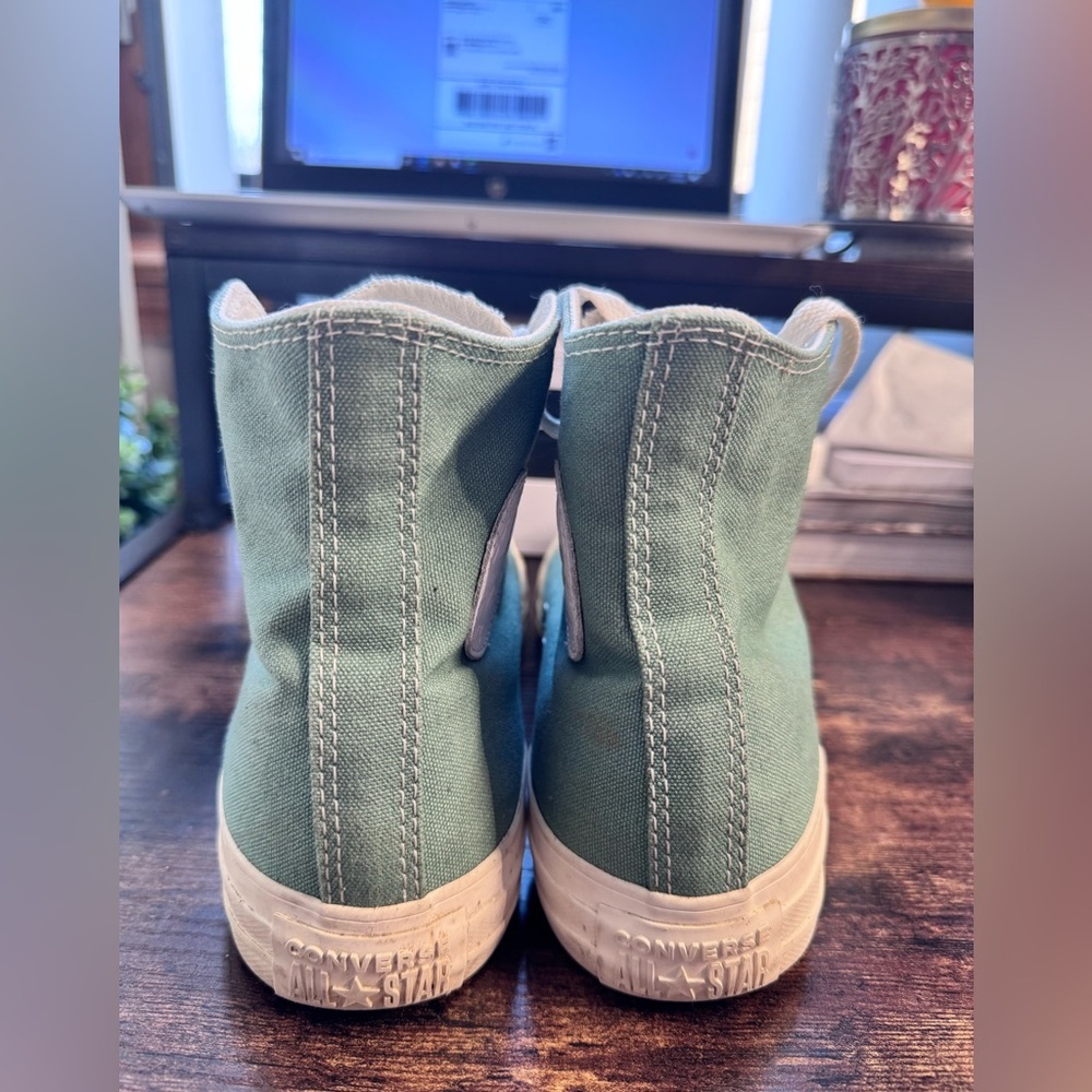 Converse Chuck Taylor All Star High Top - Sage Green/Jade Size 8w/6m - Picture 7 of 9